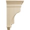 Ekena Millwork 6 1/2"W x 6 1/2"D x 12"H Raised Fluting Corbel, Rubberwood COR06X06X12RARW - alternate 2